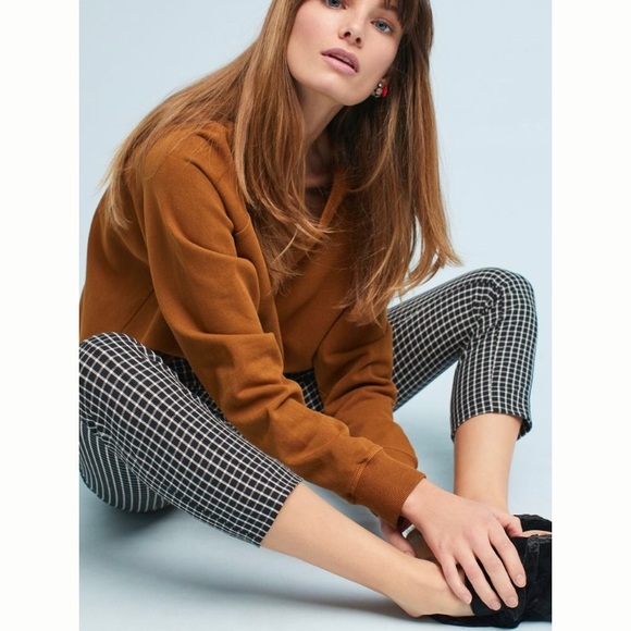 Anthropologie Pants - NWT Anthropologie Checkered Slim Trousers